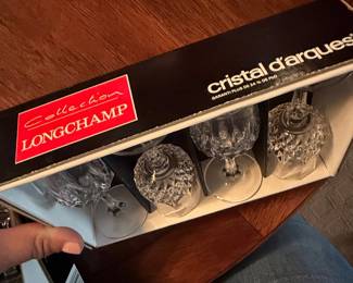 Cristal d'Arques Longchamp Wine Glasses