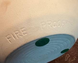 Vintage Donabe Japanese Ceramic Rice Cooker With Burnt Orange Floral Lid