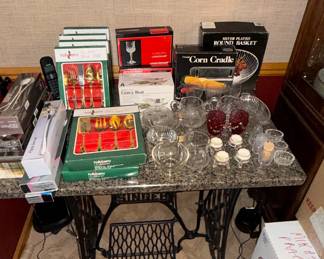 Estate Sale Assortment of Vintage Tableware and Collectibles