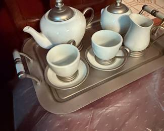 International Silver Company Collezione Toscana 9-Piece Demitasse Set