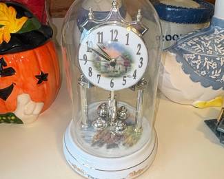 Thomas Kinkade Anniversary Mantel Clock