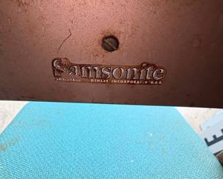 Samsonite Mid-Century Padded Folding Chair