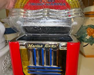 Trump Marina Hotel Casino Jukebox Cookie Jar
