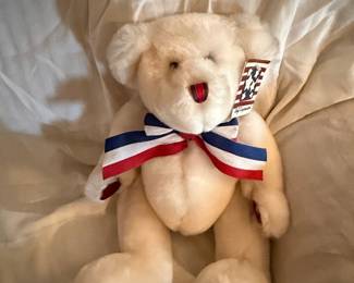 Soft Expressions Patriotic Teddy Bear