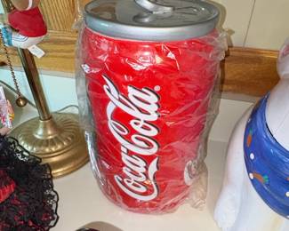 Coca-Cola Ceramic Canister Cookie Jar