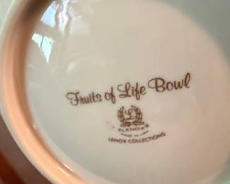 Lenox Fruits of Life Bowl