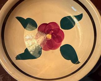 Watt Pottery Rio Rose Spaghetti Bowl