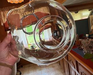 Mid-Century Modern Indiana Glass Chip and Dip Set