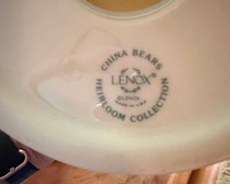 Lenox China Bears Heirloom Collection Carousel Piggy Bank