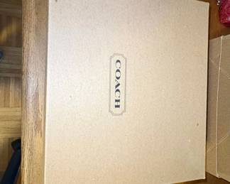 Coach White Leather Vintage Handbag