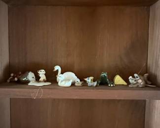 Collection of Miniature Ceramic Animal Figurines, including Hagen-Renaker