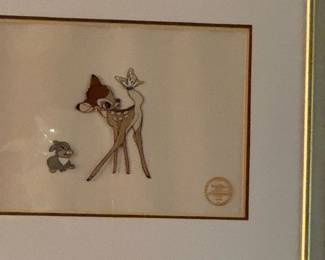 Bambi and Thumper Limited Edition Serigraph Cel