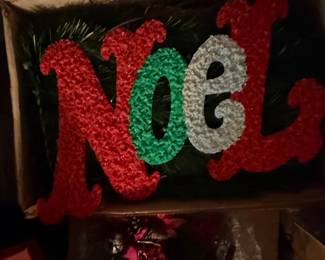 Vintage Melted Plastic Popcorn Noel Christmas Decoration