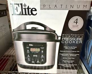 Elite Platinum 4-Quart Digital Pressure Cooker (Model EPC-414)