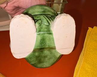 LSC 81 Ceramic Frog Sponge Holder