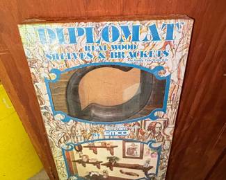 Emco Diplomat Real Wood Shelves & Brackets Kit