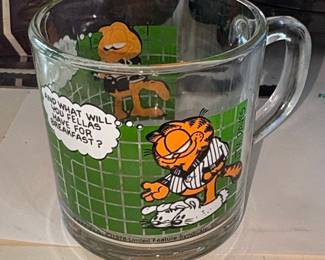 McDonald's Garfield Glass Mug