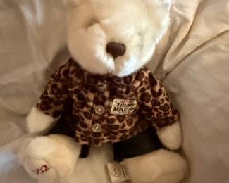 Herrington Bear 2002 Trump Marina Hotel Casino Promotional Teddy Bear
