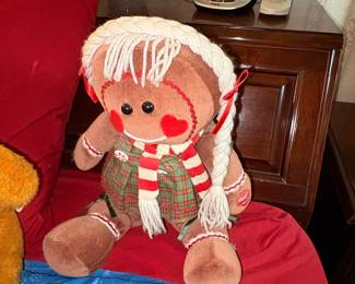 Vintage 1990 Target Gingerbread Girl Plush