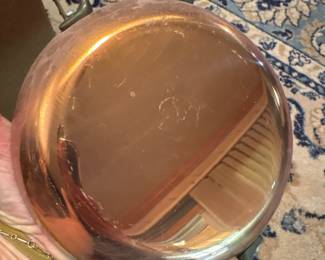 Vintage Copper-Tone Double-Handled Skillets