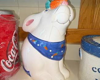 Coco Dowley Ceramic Rabbit Cookie Jar