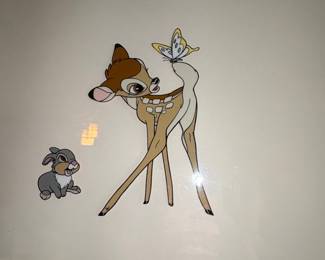 Walt Disney Company Limited Edition Bambi Serigraph Cel