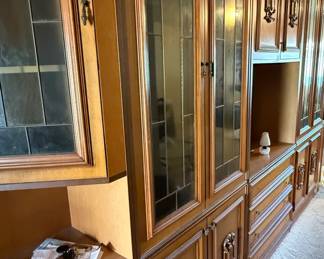 Vintage German Schrank Wall Unit