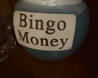 Tumbleweed Pottery Bingo Money Jar