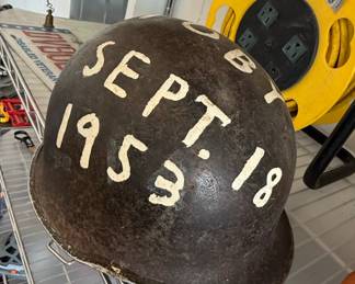 US Military Helmet with HandPainted Date