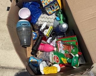 Assorted Household Cleaning Supplies and Accessories