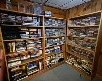 CDs and books