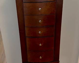 You might call this a lingerie chest, but there are only six drawers.  So perhaps it is just a chest of drawers for a small space.  And you can put in whatever you want (that still fits).