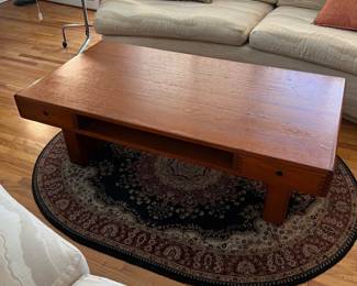 This coffee table is also made in Denmark, as can be seen with the next picture.