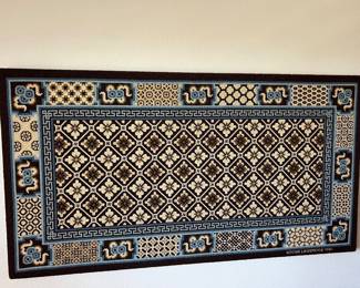 Needlepoint hanging art