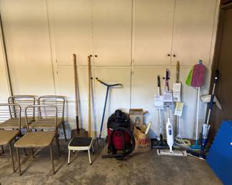 Garden, shop and cleaning