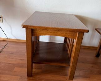 Arts & Crafts Mission Style End tables and coffee table