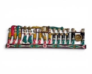 55 HandCarvedBalineseStyleProcessionalWoodWallPanel