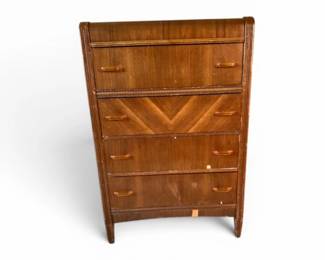 188 HarmonWaterfallStyle4DrawerTallboyDresser
