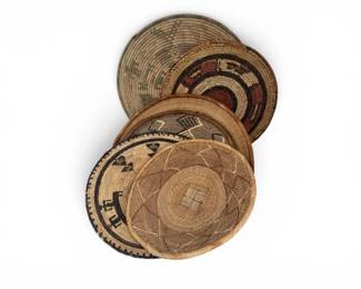 27 HandwovenBasketsDecorativeMatsCollection