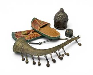 114 TodiBajaTrumpetTrinketBoxesLeatherSlippersCollection