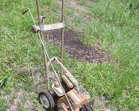 Vintage K&S Trim-All Walk-Behind Edger with Briggs & Stratton Engine