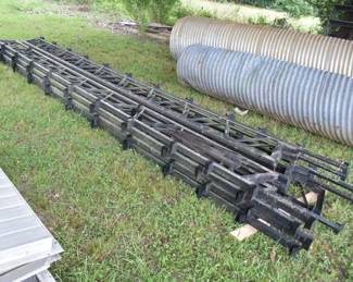 Wenger Seated Riser Frame Sections and Corrugated Metal Culvert Pipes