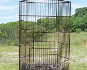 Authentic Screen-Used Original Jurassic Park Movie Prop Cage
