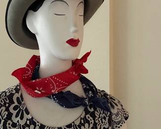 Need a companion in your studio? This gal is about 6' tall and looks great in a wide range of costumes.