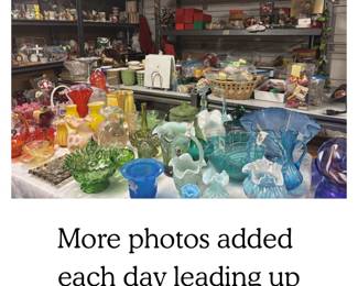 More photos added each day leading up To the sale