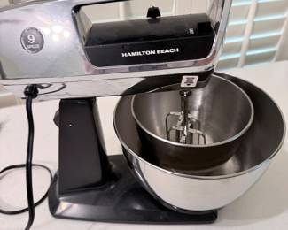 Chrome Hamilton Beach Stand Mixer