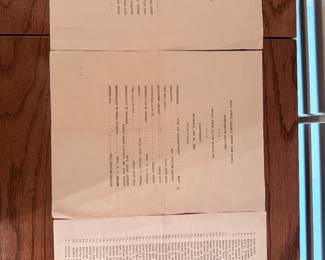 Copies of the Bacalaurette & Graduation Exercises of CCHS 1961