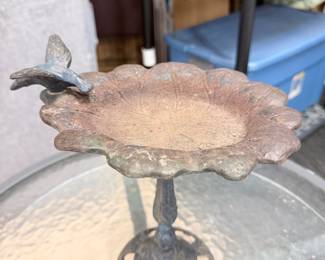 Sm. Cast Iron Birdbath