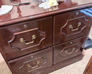 4 Drawer Ethan Allen Filing Cabinet 
