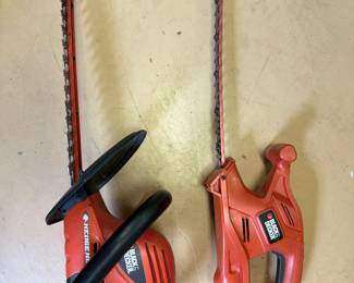 2 Black and Decker Hedge Trimmers